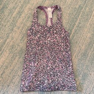 Ivivva Purple and Pink Patterned Kids Tank Top
